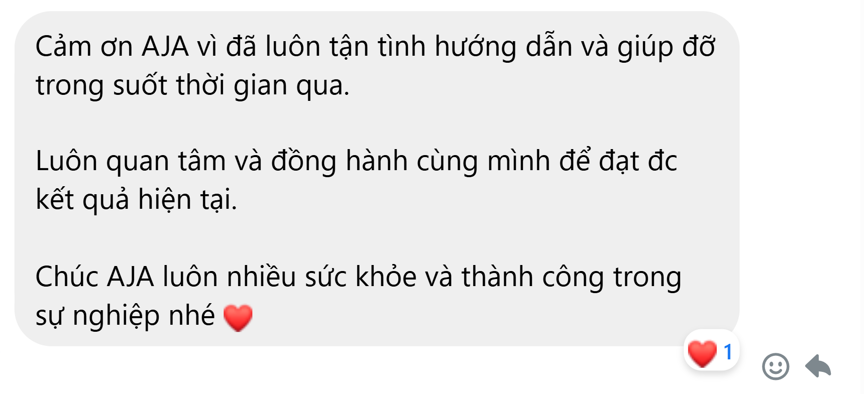 Phản hồi học viên lớp 60 phút